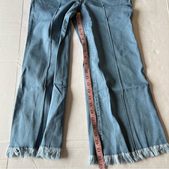 NWOT Women with Control Denim Frayed Crop Jeans-Indigo | Size 6P - Picture 9 of 9